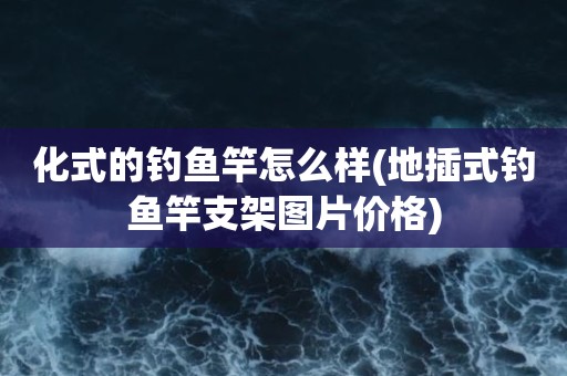 化式的钓鱼竿怎么样(地插式钓鱼竿支架图片价格)