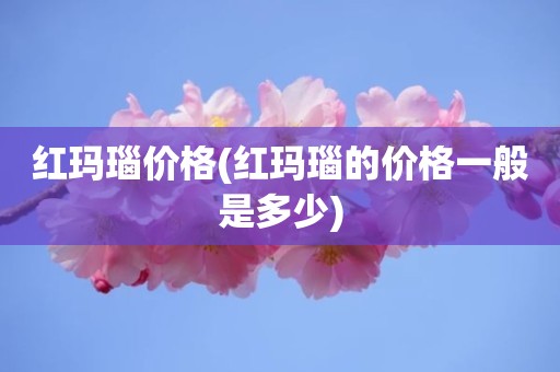 红玛瑙价格(红玛瑙的价格一般是多少)