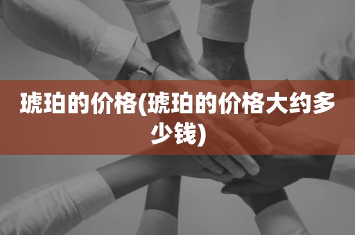 琥珀的价格(琥珀的价格大约多少钱)