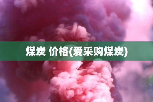 煤炭 价格(爱采购煤炭)