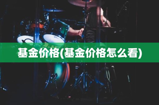基金价格(基金价格怎么看)