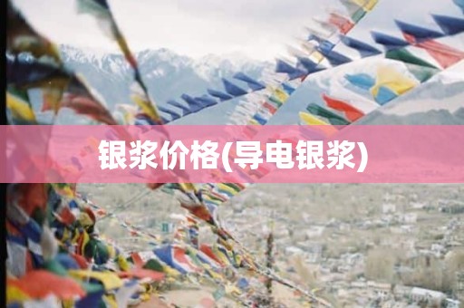 银浆价格(导电银浆)