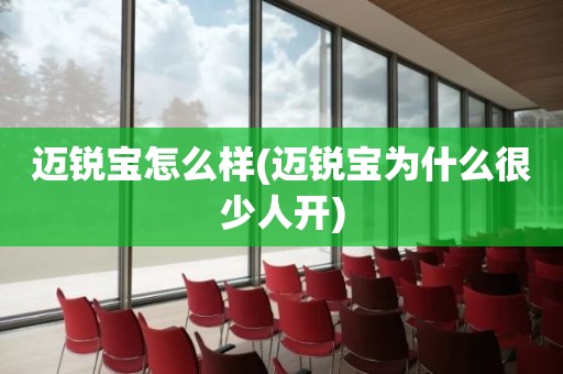迈锐宝怎么样(迈锐宝为什么很少人开)