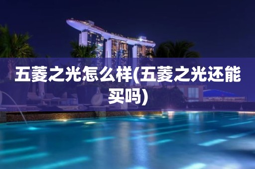 五菱之光怎么样(五菱之光还能买吗)