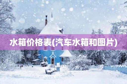 水箱价格表(汽车水箱和图片)