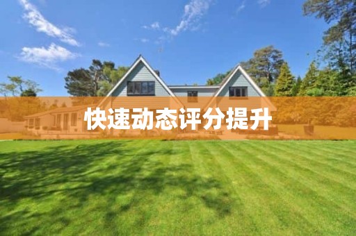 快速动态评分提升