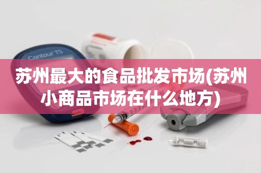 苏州最大的食品批发市场(苏州小商品市场在什么地方)