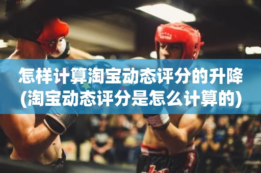 怎样计算淘宝动态评分的升降(淘宝动态评分是怎么计算的)