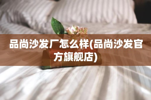 品尚沙发厂怎么样(品尚沙发官方旗舰店)