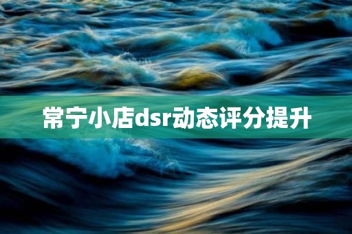 常宁小店dsr动态评分提升