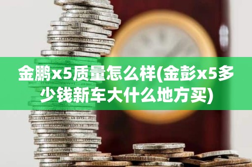 金鹏x5质量怎么样(金彭x5多少钱新车大什么地方买)
