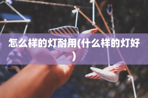 怎么样的灯耐用(什么样的灯好)