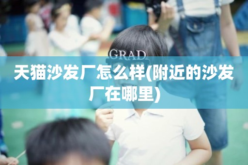 天猫沙发厂怎么样(附近的沙发厂在哪里)