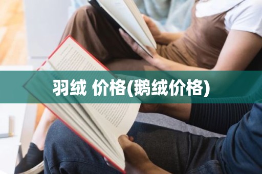 羽绒 价格(鹅绒价格)