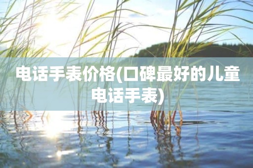 电话手表价格(口碑最好的儿童电话手表)