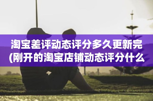淘宝差评动态评分多久更新完(刚开的淘宝店铺动态评分什么时候开始显示)