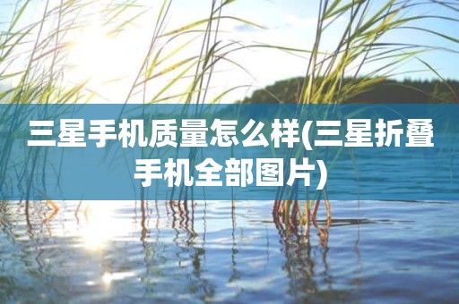 三星手机质量怎么样(三星折叠手机全部图片)