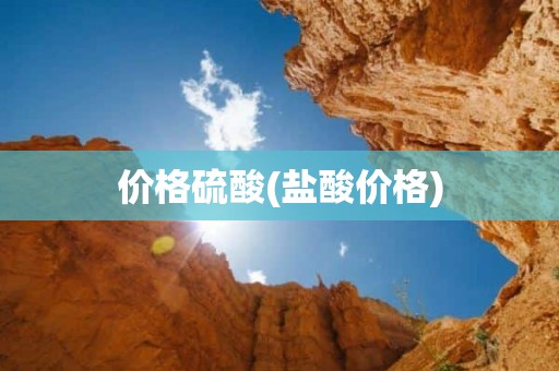 价格硫酸(盐酸价格)