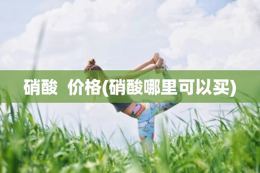 硝酸  价格(硝酸哪里可以买)