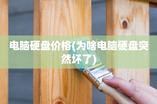 电脑硬盘价格(为啥电脑硬盘突然坏了)
