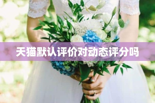 天猫默认评价对动态评分吗