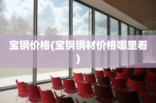宝钢价格(宝钢钢材价格哪里看)