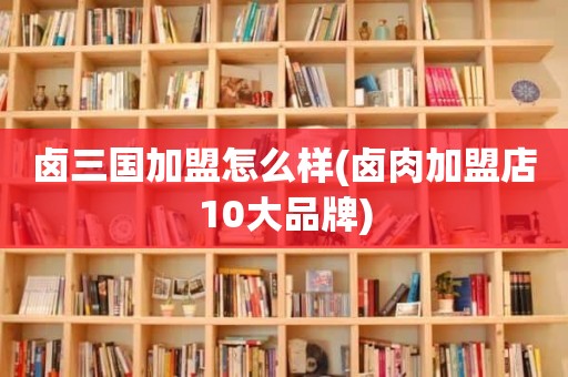 卤三国加盟怎么样(卤肉加盟店10大品牌)