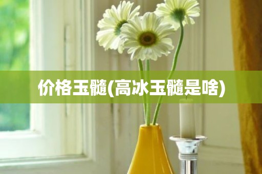 价格玉髓(高冰玉髓是啥)