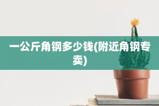 一公斤角钢多少钱(附近角钢专卖)