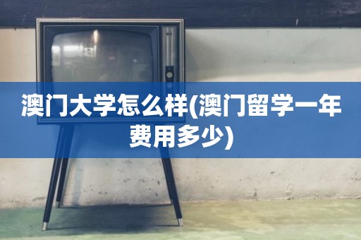 澳门大学怎么样(澳门留学一年费用多少)