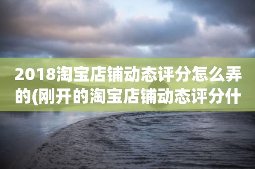 2018淘宝店铺动态评分怎么弄的(刚开的淘宝店铺动态评分什么时候开始显示)