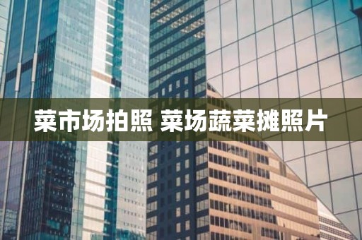 菜市场拍照 菜场蔬菜摊照片