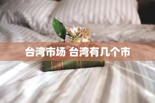台湾市场 台湾有几个市