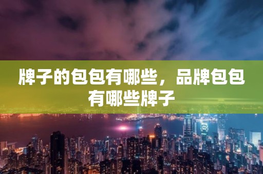 牌子的包包有哪些，品牌包包有哪些牌子