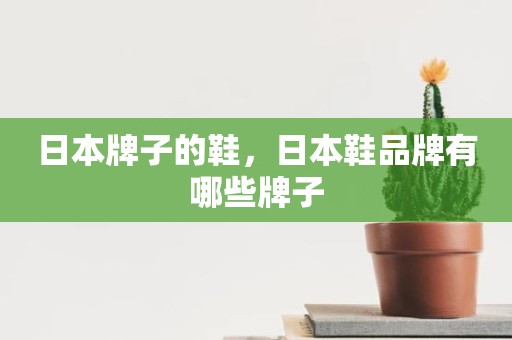 日本牌子的鞋，日本鞋品牌有哪些牌子