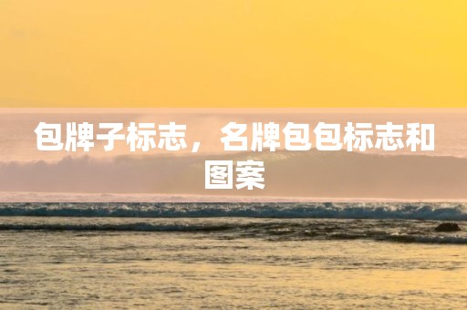包牌子标志，名牌包包标志和图案