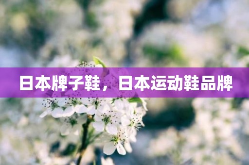日本牌子鞋，日本运动鞋品牌