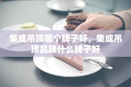 集成吊顶哪个牌子好，集成吊顶品牌什么牌子好