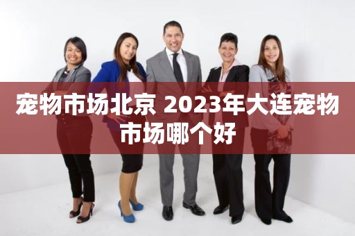宠物市场北京 2023年大连宠物市场哪个好