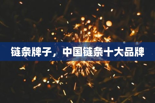 链条牌子，中国链条十大品牌