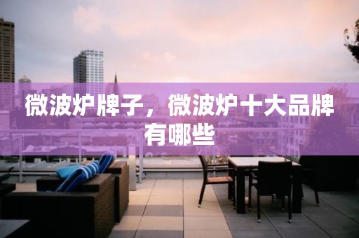 微波炉牌子，微波炉十大品牌有哪些