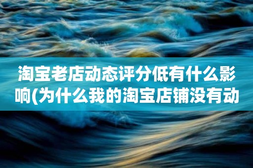 淘宝老店动态评分低有什么影响(为什么我的淘宝店铺没有动态评分)