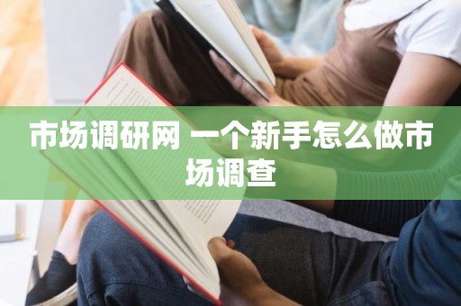 市场调研网 一个新手怎么做市场调查