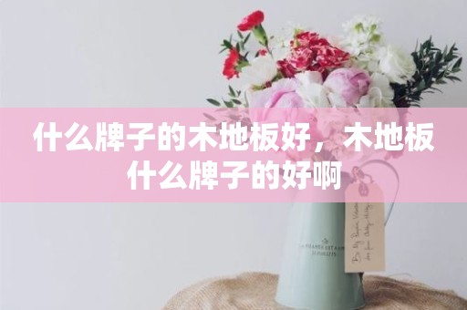 什么牌子的木地板好，木地板什么牌子的好啊
