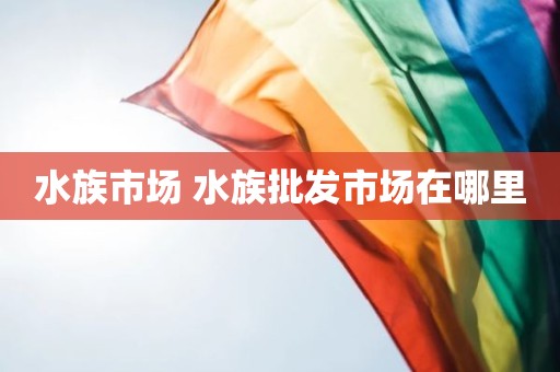 水族市场 水族批发市场在哪里