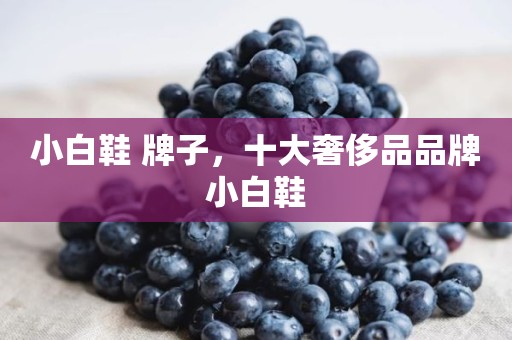 小白鞋 牌子，十大奢侈品品牌小白鞋