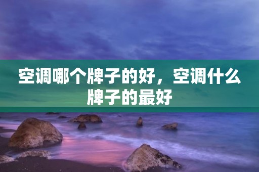 空调哪个牌子的好，空调什么牌子的最好
