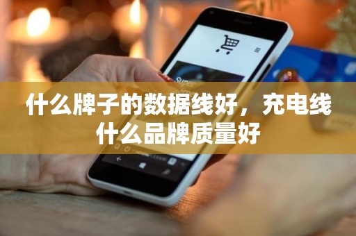 什么牌子的数据线好，充电线什么品牌质量好