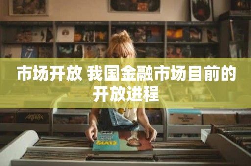 市场开放 我国金融市场目前的开放进程