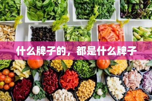 什么牌子的，都是什么牌子
